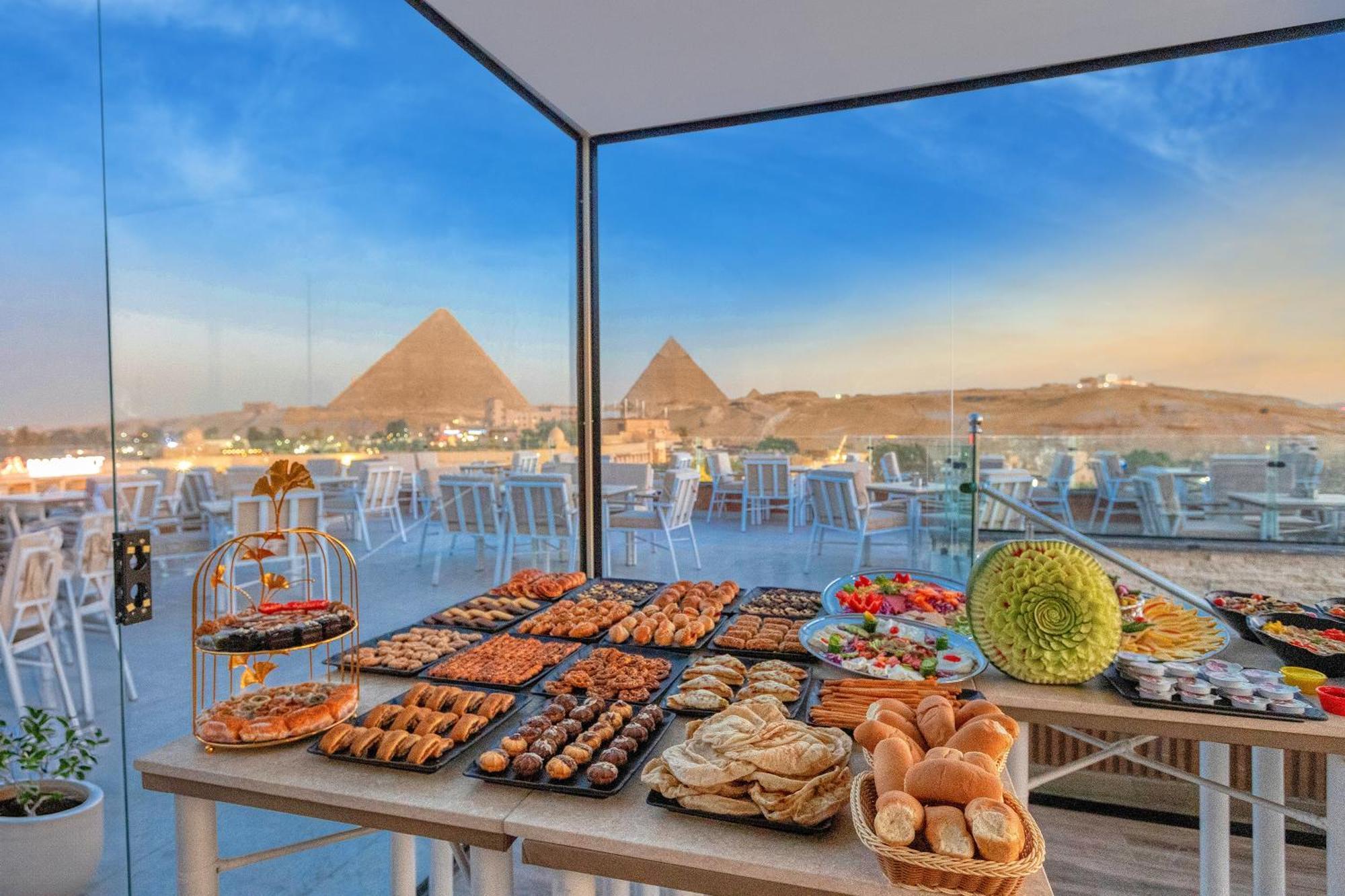 Gaia Pyramids Hotel Kafret el-Gabal 외부 사진