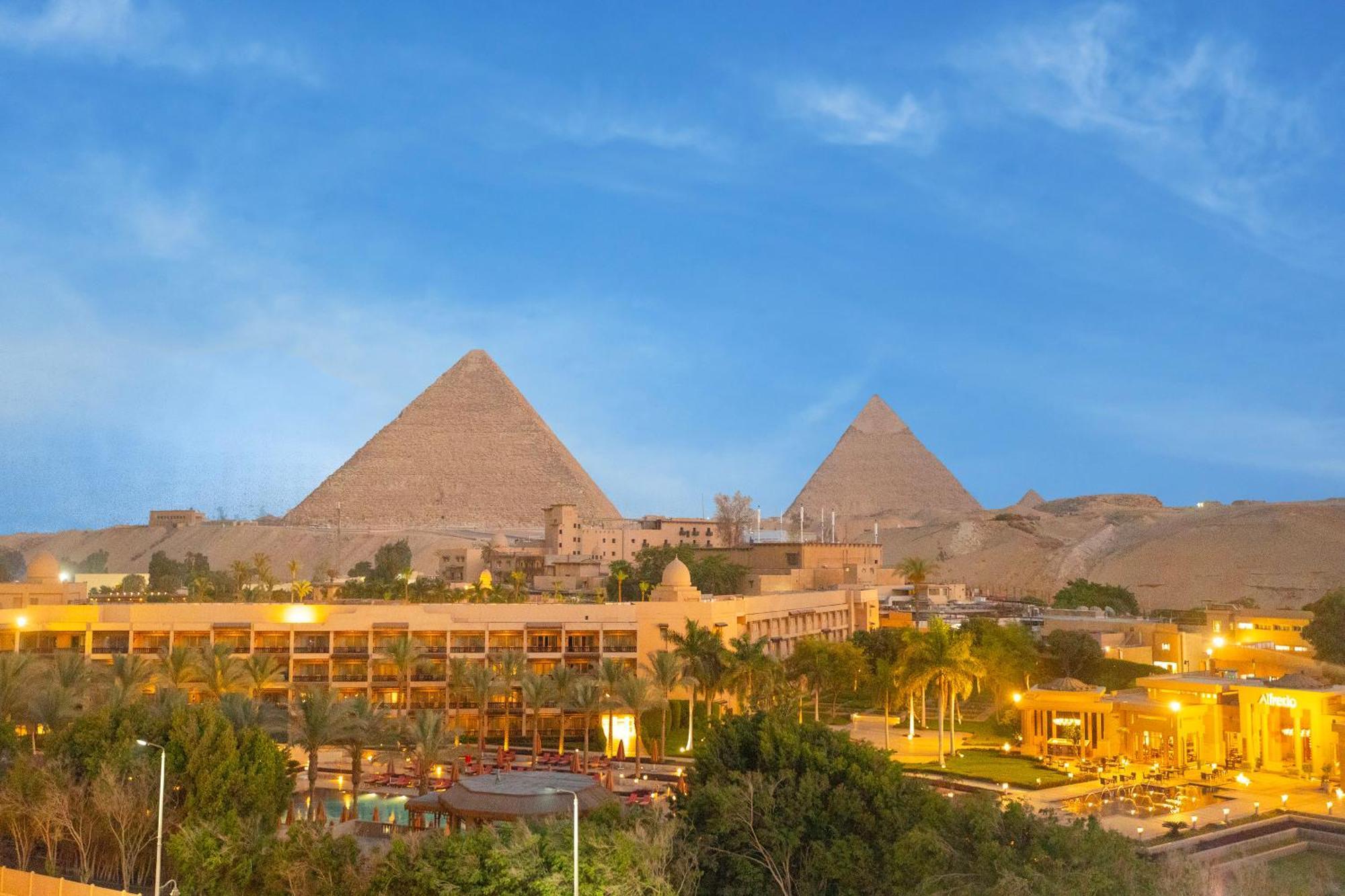Gaia Pyramids Hotel Kafret el-Gabal 외부 사진