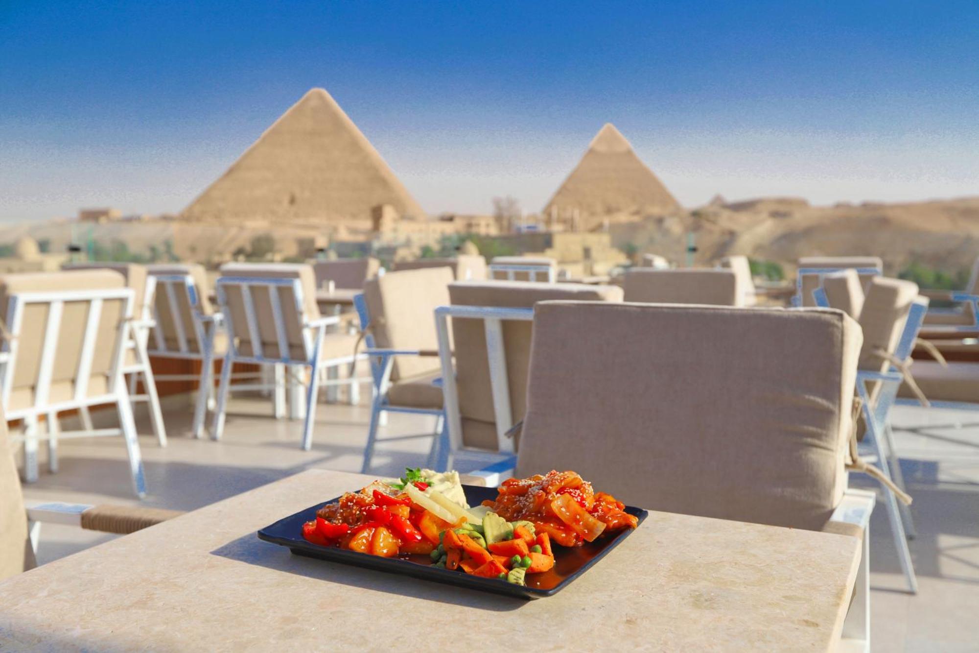 Gaia Pyramids Hotel Kafret el-Gabal 외부 사진