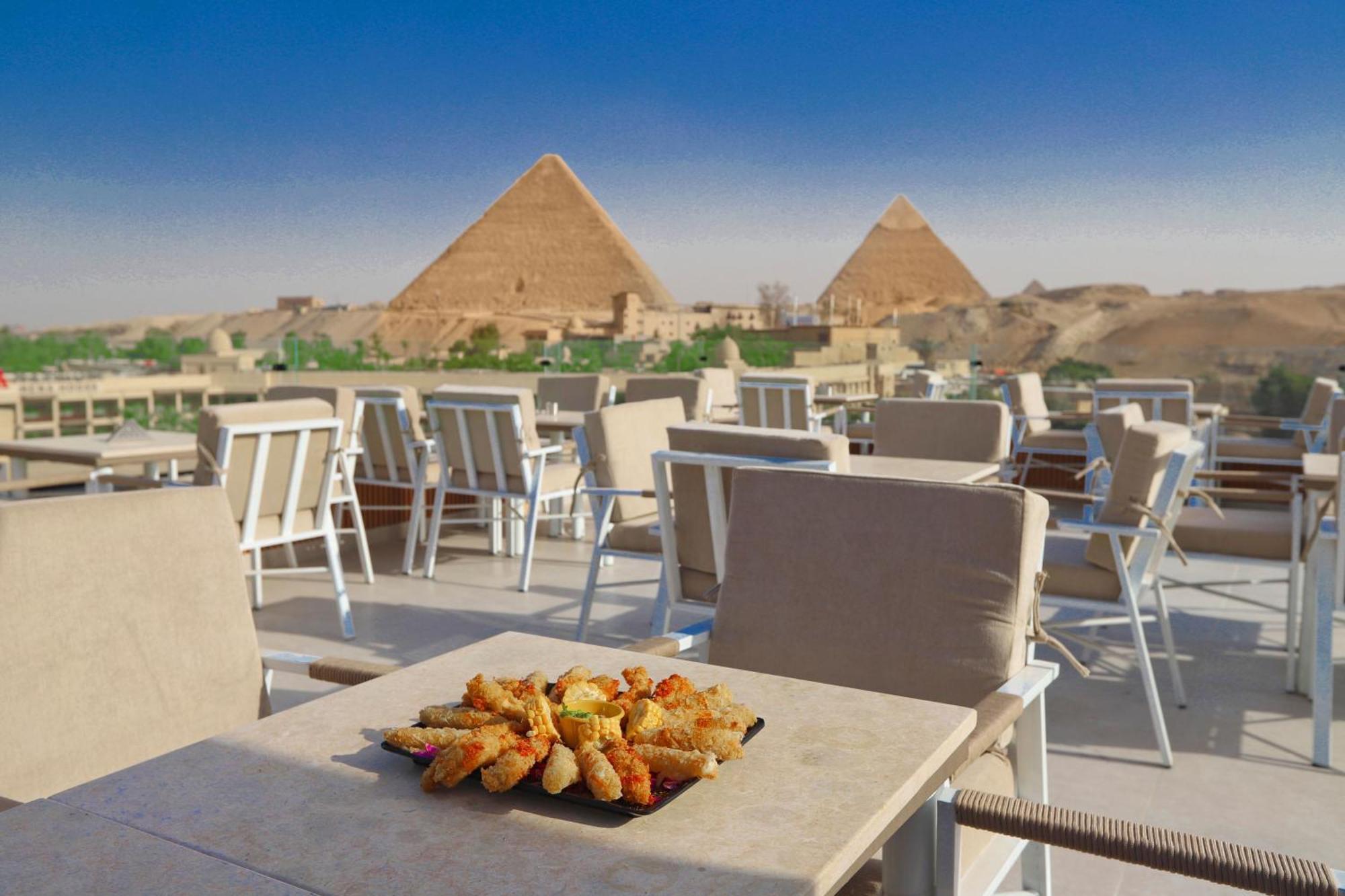 Gaia Pyramids Hotel Kafret el-Gabal 외부 사진
