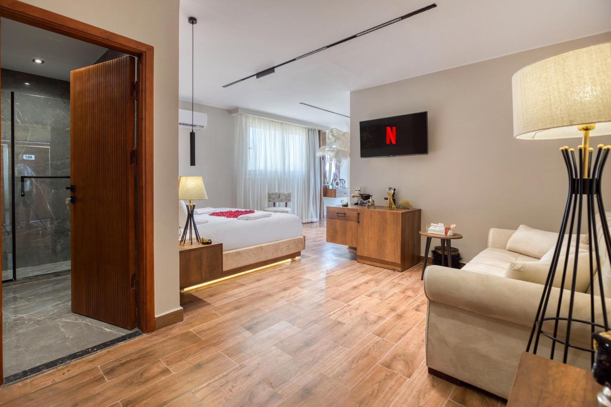 Gaia Pyramids Hotel Kafret el-Gabal 외부 사진