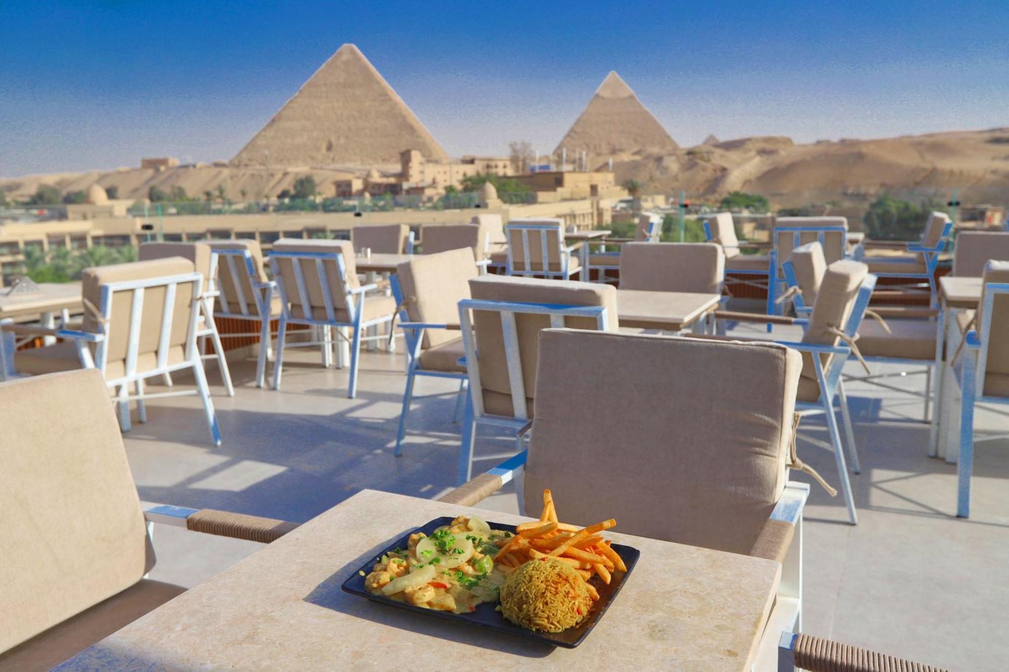 Gaia Pyramids Hotel Kafret el-Gabal 외부 사진