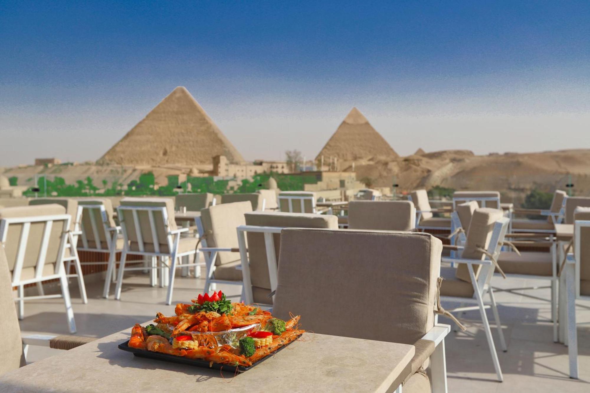 Gaia Pyramids Hotel Kafret el-Gabal 외부 사진