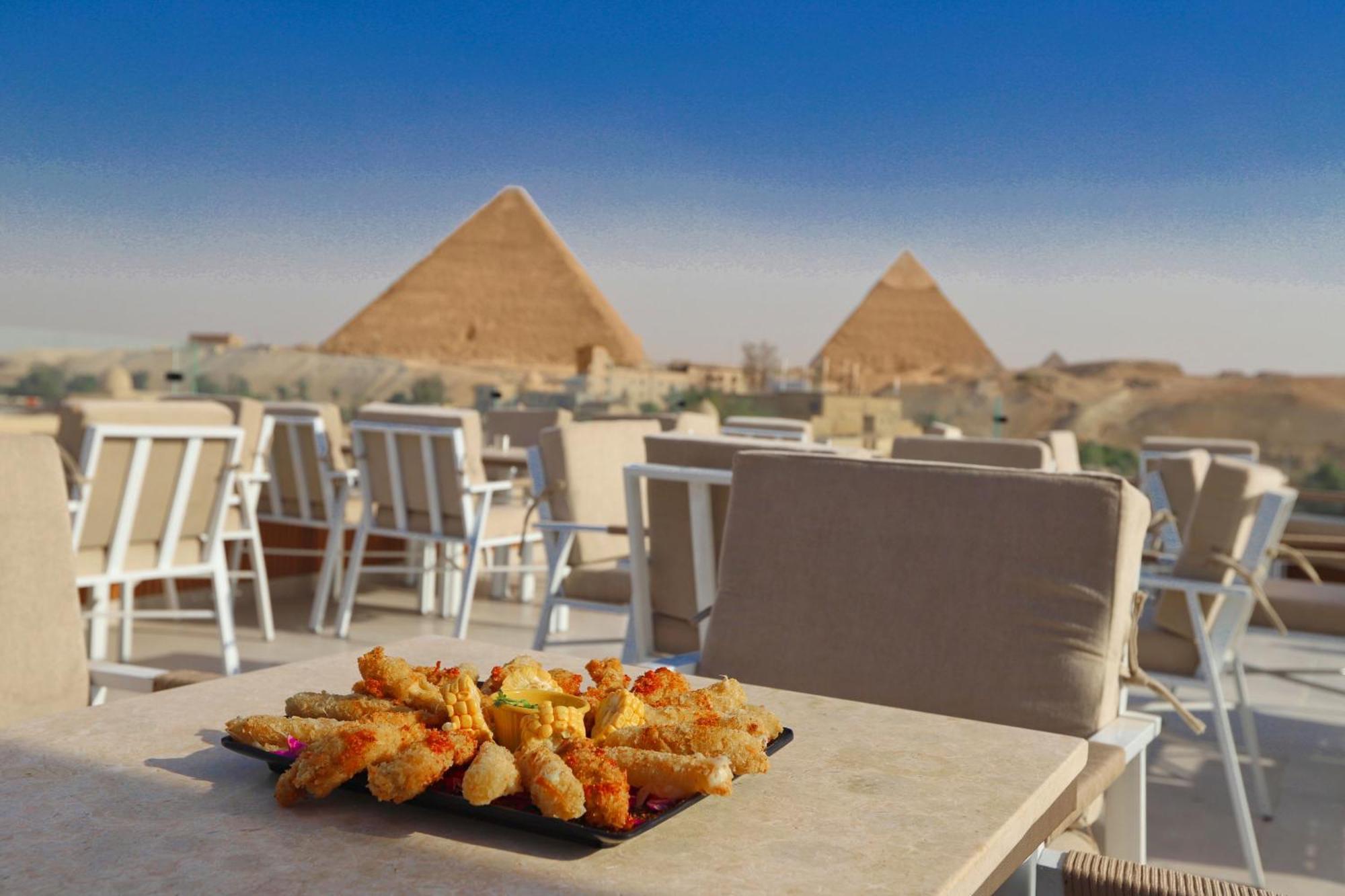 Gaia Pyramids Hotel Kafret el-Gabal 외부 사진