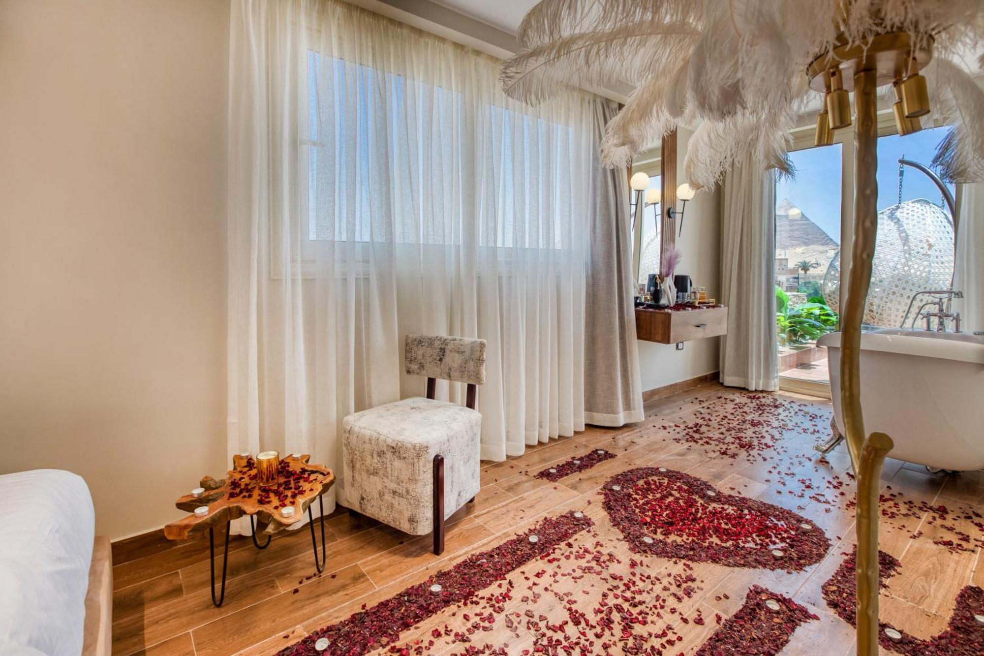Gaia Pyramids Hotel Kafret el-Gabal 외부 사진