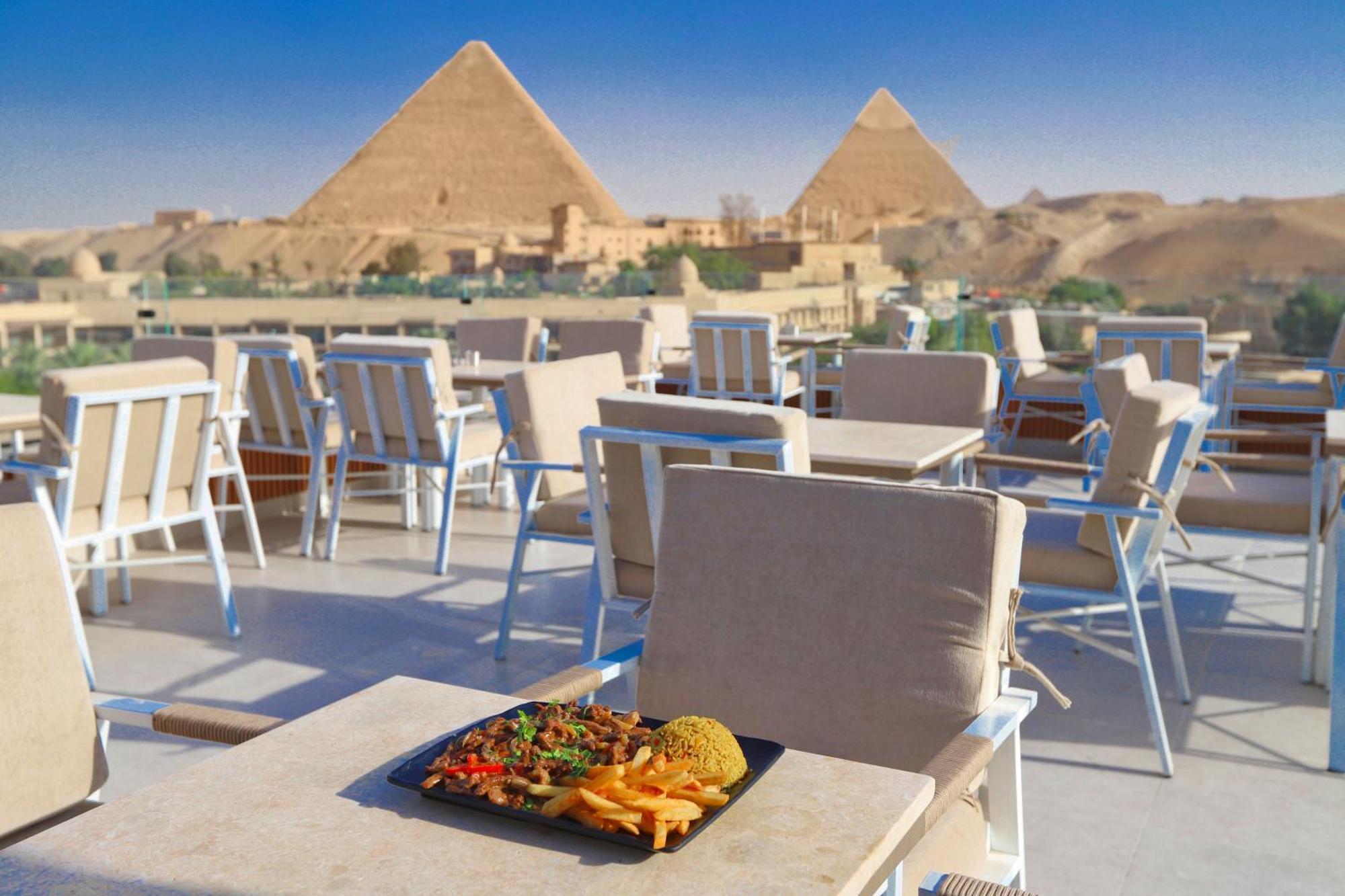 Gaia Pyramids Hotel Kafret el-Gabal 외부 사진