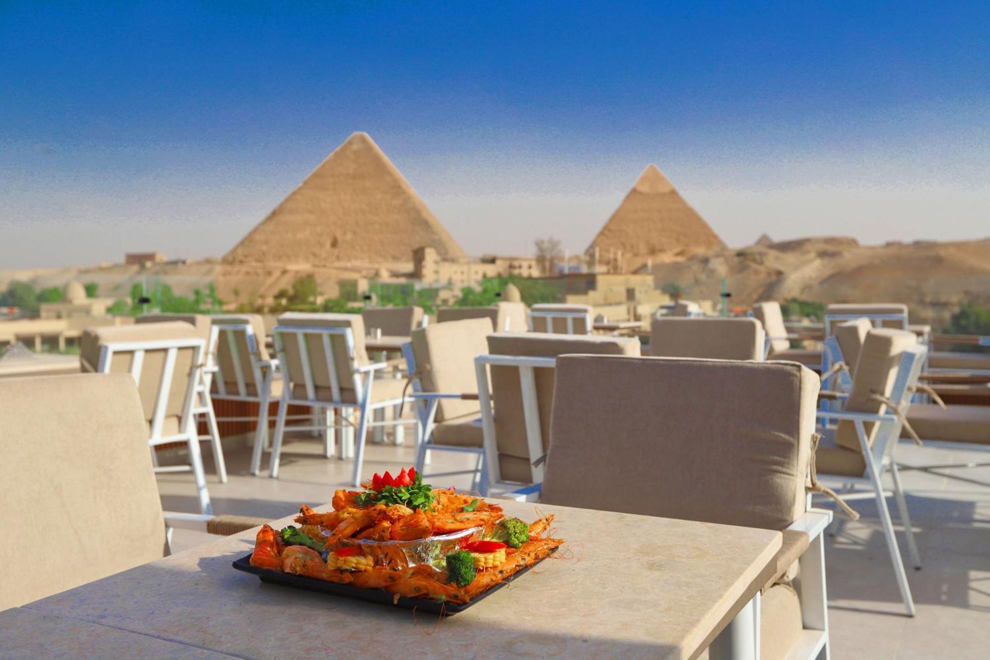 Gaia Pyramids Hotel Kafret el-Gabal 외부 사진