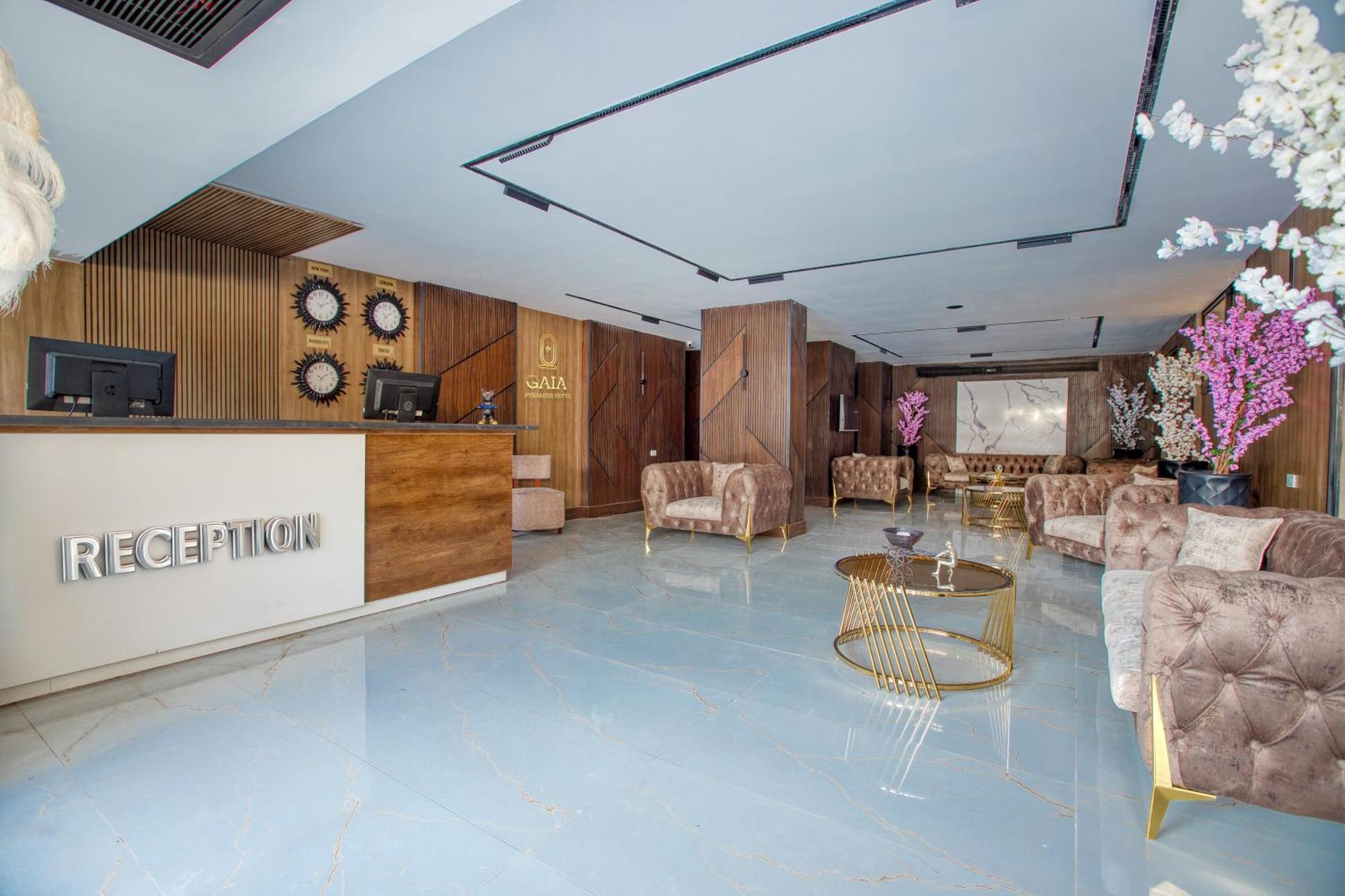 Gaia Pyramids Hotel Kafret el-Gabal 외부 사진