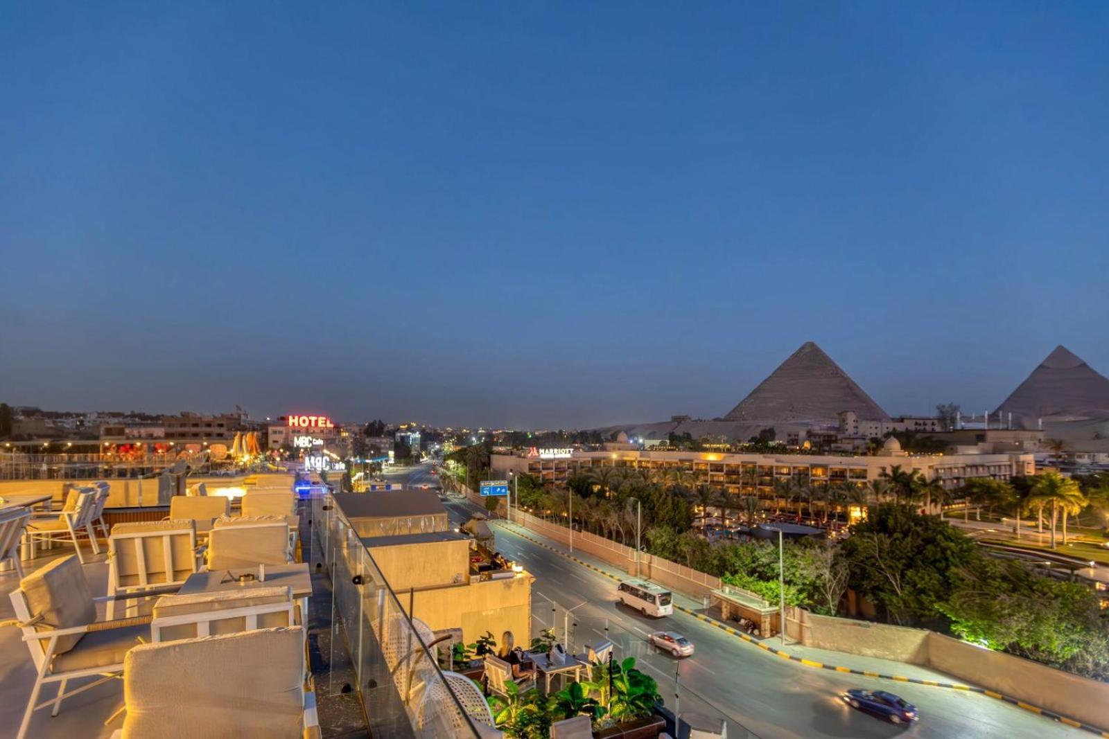 Gaia Pyramids Hotel Kafret el-Gabal 외부 사진
