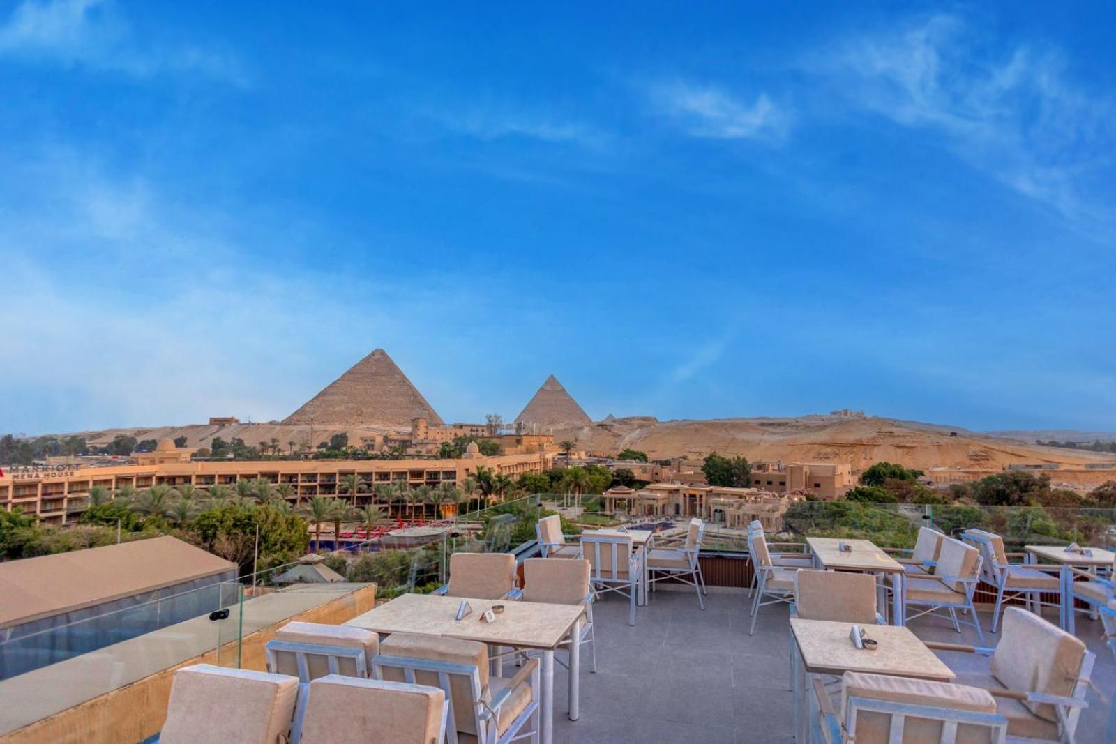 Gaia Pyramids Hotel Kafret el-Gabal 외부 사진