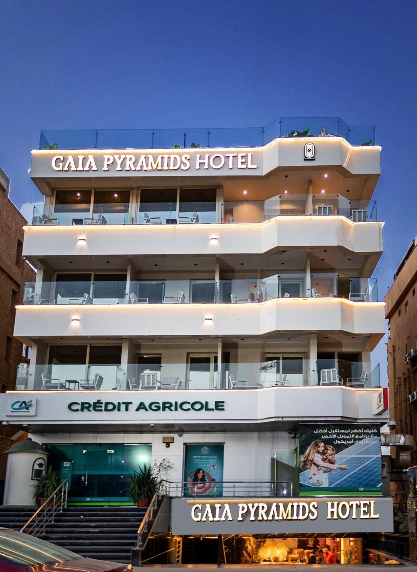 Gaia Pyramids Hotel Kafret el-Gabal 외부 사진
