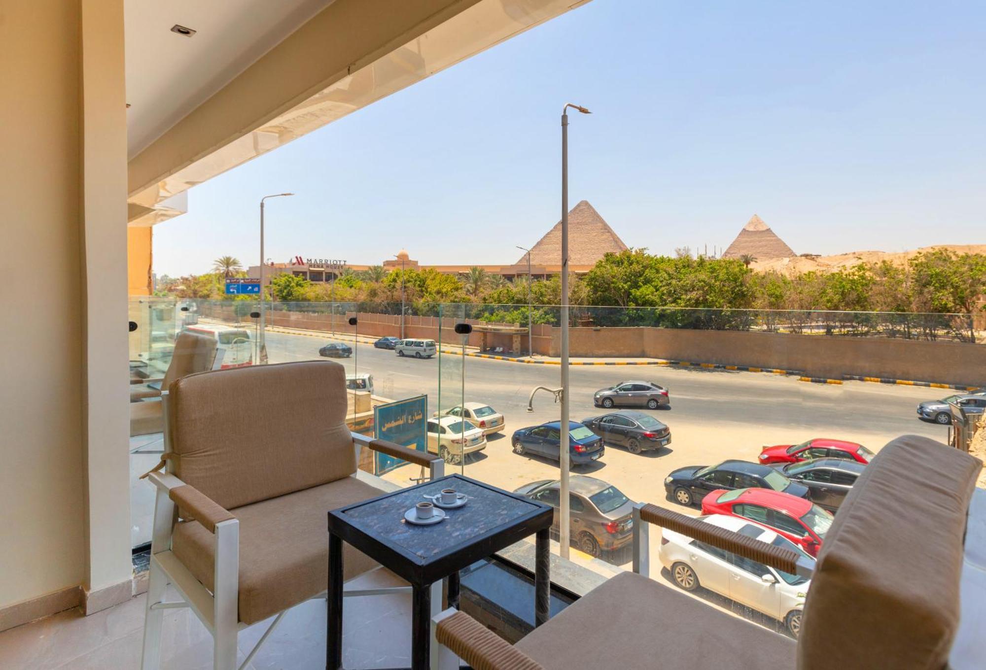 Gaia Pyramids Hotel Kafret el-Gabal 외부 사진