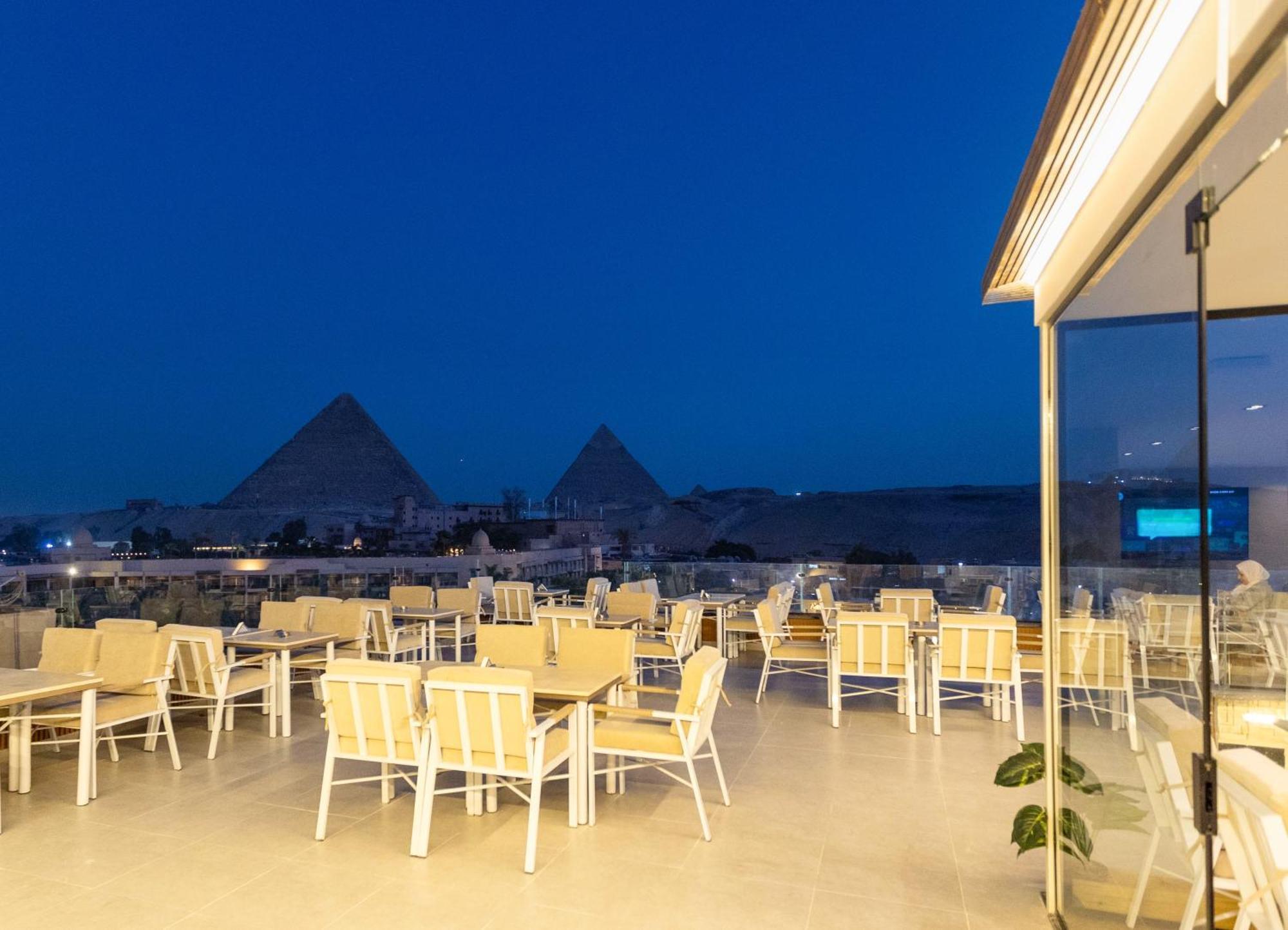 Gaia Pyramids Hotel Kafret el-Gabal 외부 사진